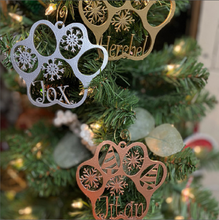 Load image into Gallery viewer, Personalized Pet Christmas Ornament Svg Glowforge Files Bundle
